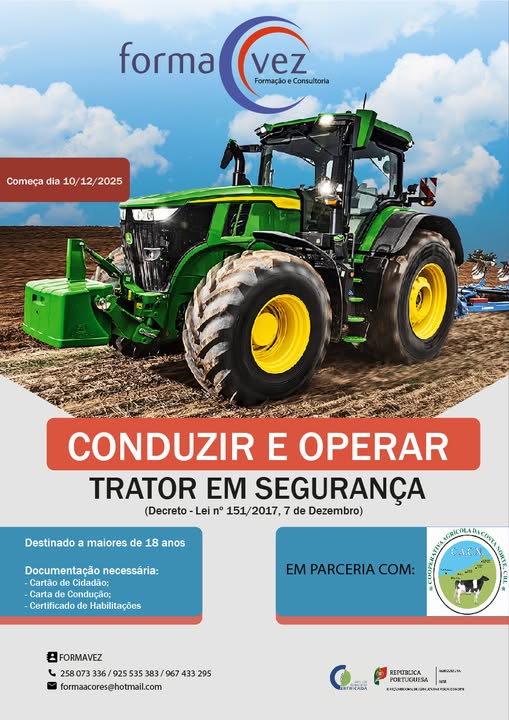 Conduzir e Operar com o Trator em Segurança